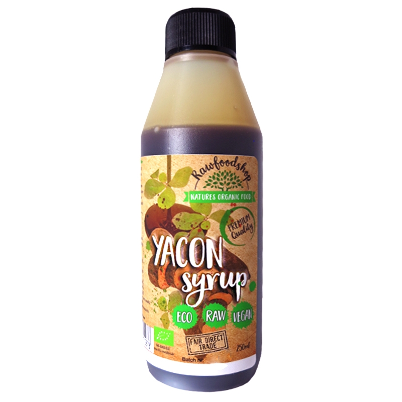 Yacon-siirappi LUOMU 250 ml ryhmässä Raaka-aineet / Leipominen / Siirappi @ Rawfoodshop Scandinavia AB (RSOT250508E)