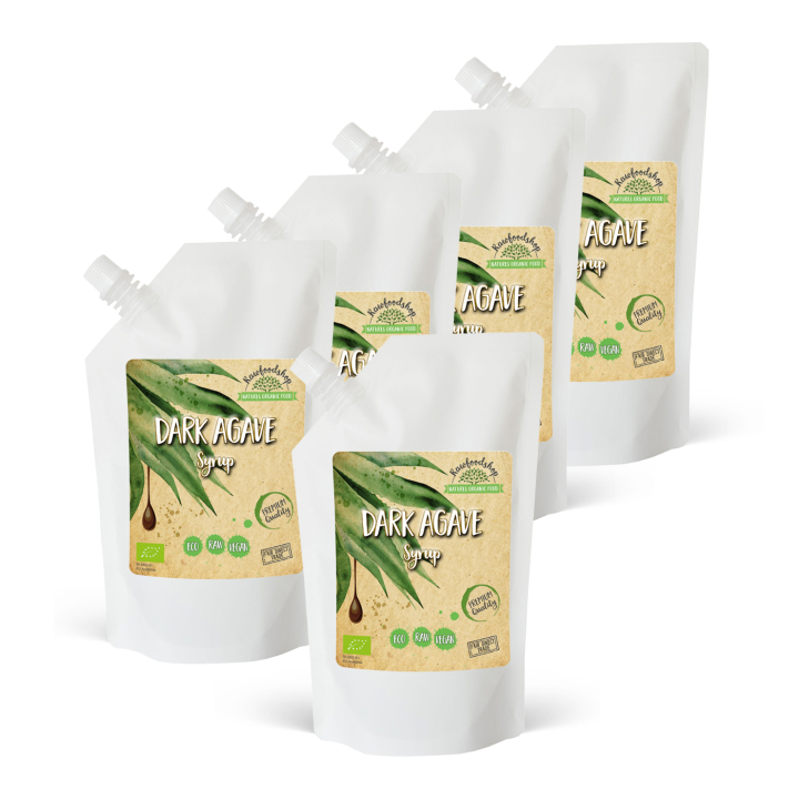 Agavesiirappi Tumma LUOMU 1000ml x 5 pakettia ryhmässä Raaka-aineet / Leipominen / Siirappi @ Rawfoodshop Scandinavia AB (RSOT500300E1-SET5)