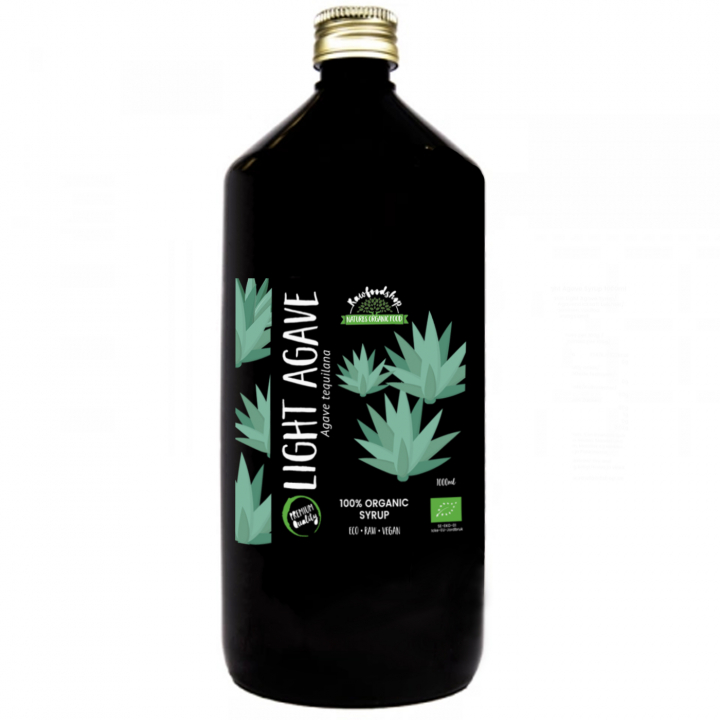 Agavesiirappi Vaalea LUOMU 1000ml ryhmässä Raaka-aineet / Leipominen / Siirappi @ Rawfoodshop Scandinavia AB (RSOT500301E11)