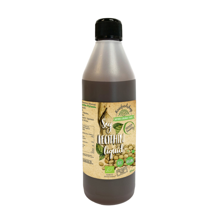 Soijalesitiini Nestemäinen LUOMU 500ml ryhmässä Raaka-aineet / Leipominen / Ainesosat Muut @ Rawfoodshop Scandinavia AB (SBL50)