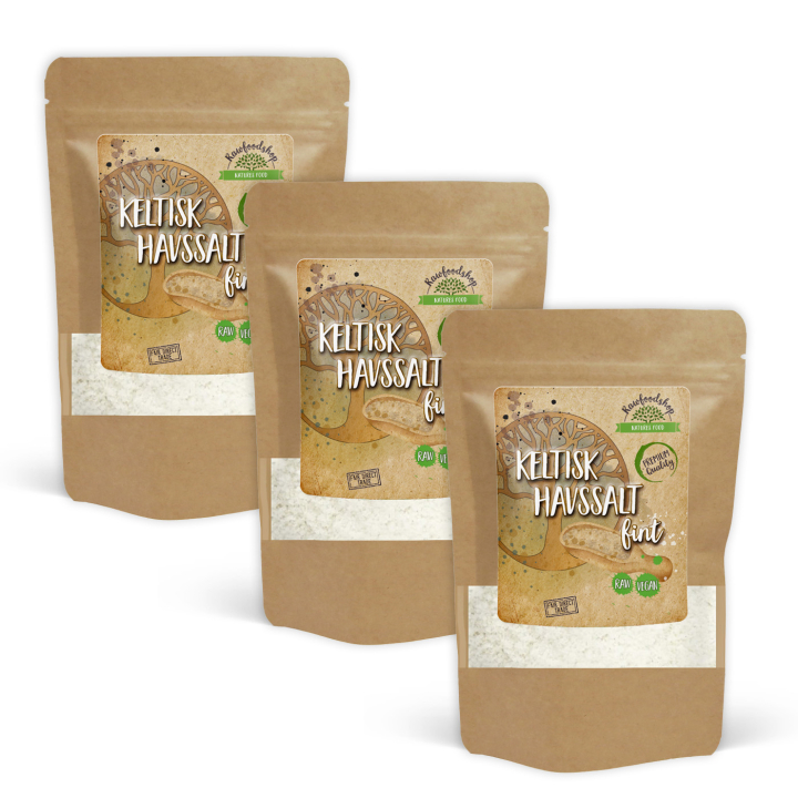 Celtic Merisuola Hieno 1kg x 3 pakettia ryhmässä Raaka-aineet / Ruokakomero / Mausteet & Suola @ Rawfoodshop Scandinavia AB (SF0541-SET3)
