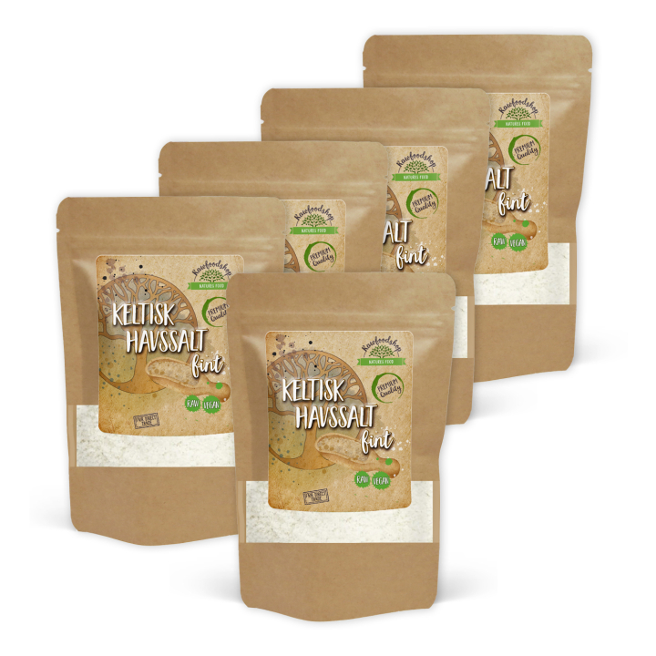 Celtic Merisuola Hieno 1kg x 5 pakettia ryhmässä Raaka-aineet / Ruokakomero / Mausteet & Suola @ Rawfoodshop Scandinavia AB (SF0541-SET5)