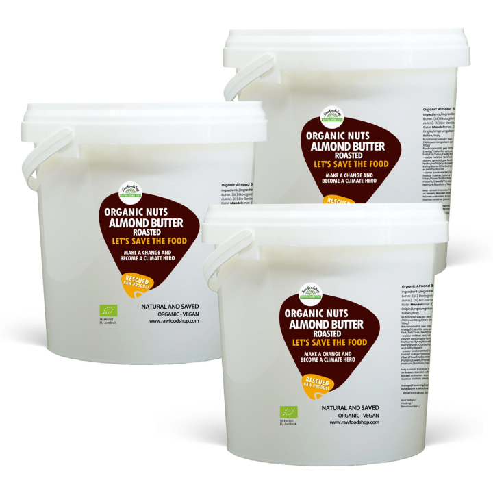 Mantelivoi Paahdettu LUOMU 1kg x 3 pakettia ryhmässä Raaka-aineet / Pähkinät / Pähkinävoit @ Rawfoodshop Scandinavia AB (SF1141-SET3)