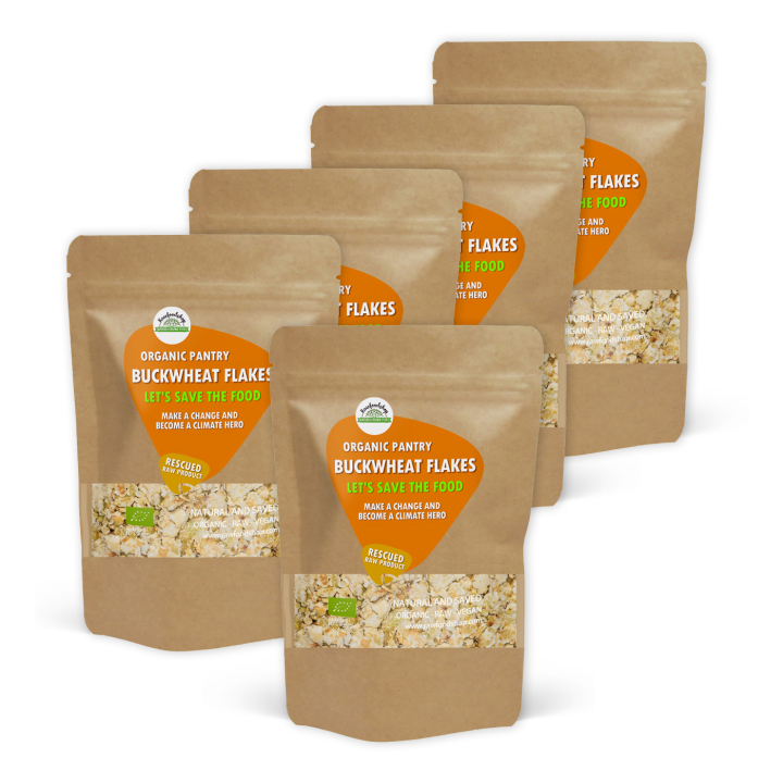 Tattarilastut LUOMU 1kg 5kpl paketti ryhmässä Raaka-aineet / Leipominen / Viljat & Hiutaleet @ Rawfoodshop Scandinavia AB (SFAB0441SET)