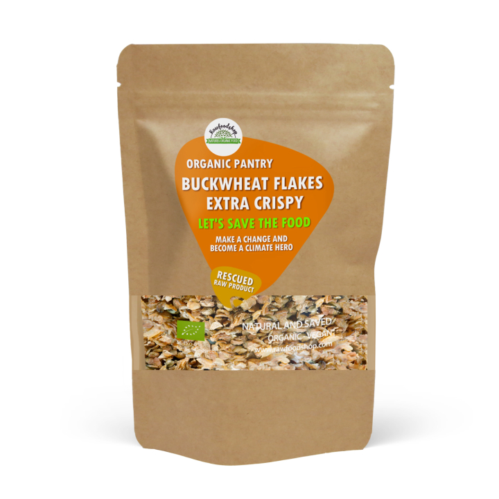 Tattarilastut Rapeat LUOMU 500g ryhmässä Raaka-aineet / Leipominen / Viljat & Hiutaleet @ Rawfoodshop Scandinavia AB (SFBFK205)
