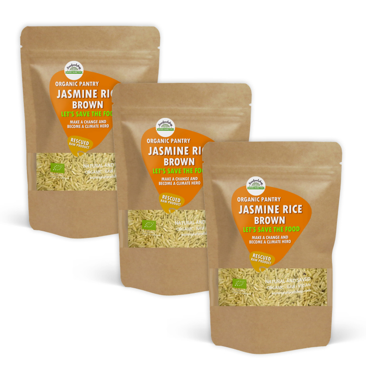 Jasmiiniriisi Ruskea Täysjyväriisi LUOMU 1kg x 3 pakettia ryhmässä Raaka-aineet / Ruokakomero / Riisi & Ohra @ Rawfoodshop Scandinavia AB (SFJRB501-SET3)