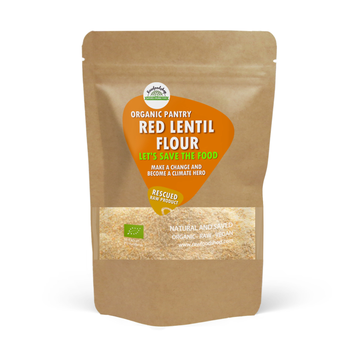 Linssijauhot Punaiset LUOMU 1kg ryhmässä Raaka-aineet / Leipominen / Jauhot @ Rawfoodshop Scandinavia AB (SFLINSMJOLROTT011)
