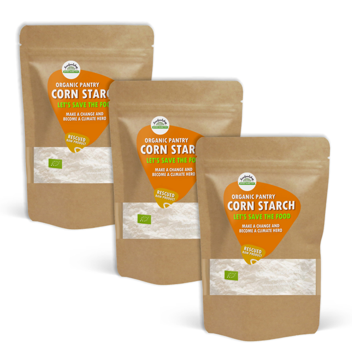Maissitärkkelys LUOMU 1kg x 3 pakettia ryhmässä Raaka-aineet / Leipominen / Jauhot @ Rawfoodshop Scandinavia AB (SFRAW936211-SET3)