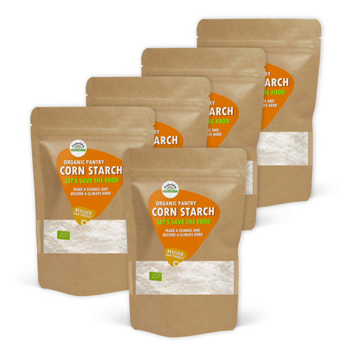 Maissitärkkelys LUOMU 1kg 5 kpl pakkauksia ryhmässä Raaka-aineet / Leipominen / Jauhot @ Rawfoodshop Scandinavia AB (SFRAW936211SET)