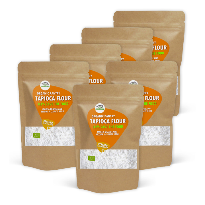 Tapiokajauho LUOMU 1kg x 6 pakettia ryhmässä Raaka-aineet / Leipominen / Jauhot @ Rawfoodshop Scandinavia AB (SFRAW9686981-SET6)