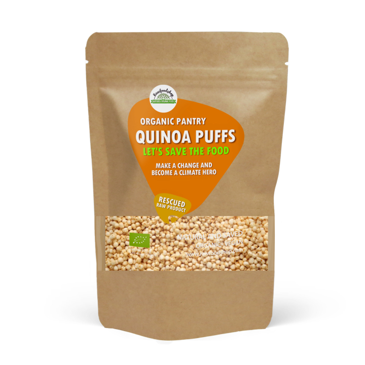 Kvinoa-puffit LUOMU 500g ryhmässä OUTLET 20-80% / Leivonta 20-60% / Leivonta 40% @ Rawfoodshop Scandinavia AB (SFRECQUI011)