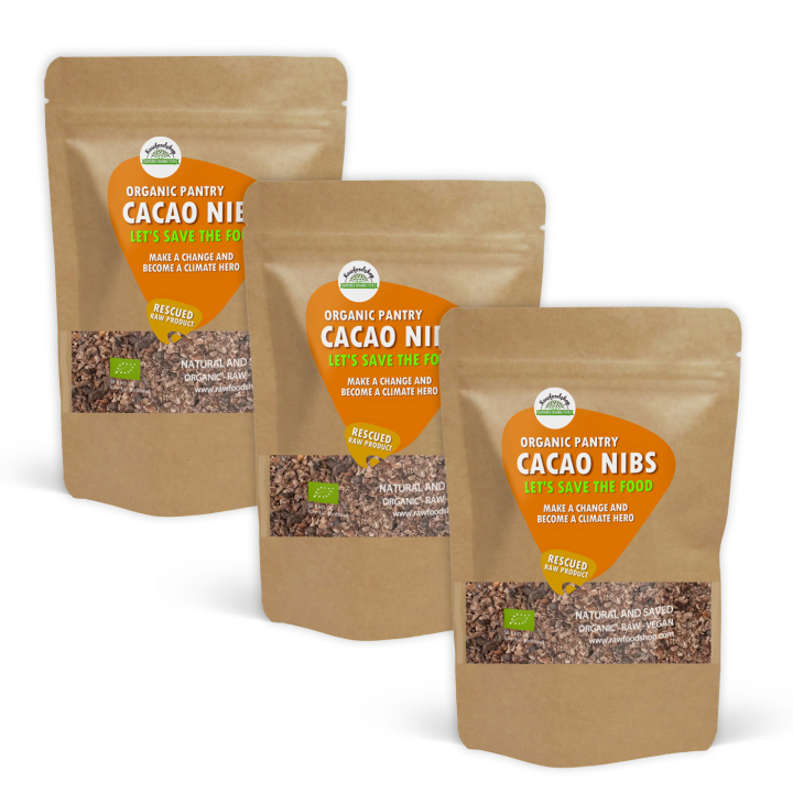 Kaakaonibsit RAW LUOMU 1kg x 3 pakettia ryhmässä Raaka-aineet / Leipominen / Kaakaotuotteet @ Rawfoodshop Scandinavia AB (SFRKAK1000751E-SET3)
