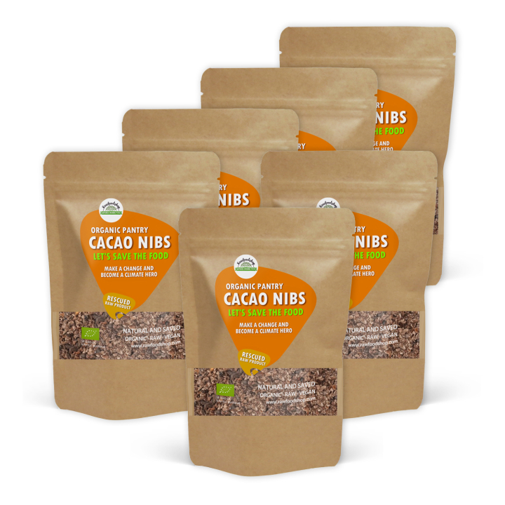 Kaakaonibsit RAW LUOMU 1kg x 5 pakettia ryhmässä Raaka-aineet / Leipominen / Kaakaotuotteet @ Rawfoodshop Scandinavia AB (SFRKAK1000751E-SET5)