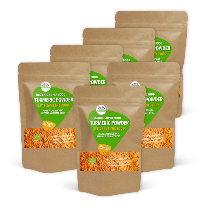 Kurkuma LUOMU 1kg x 6 pakettia ryhmässä Raaka-aineet / Ruokakomero / Mausteet / Kurkuma @ Rawfoodshop Scandinavia AB (SFRKRY500164E-SET6)