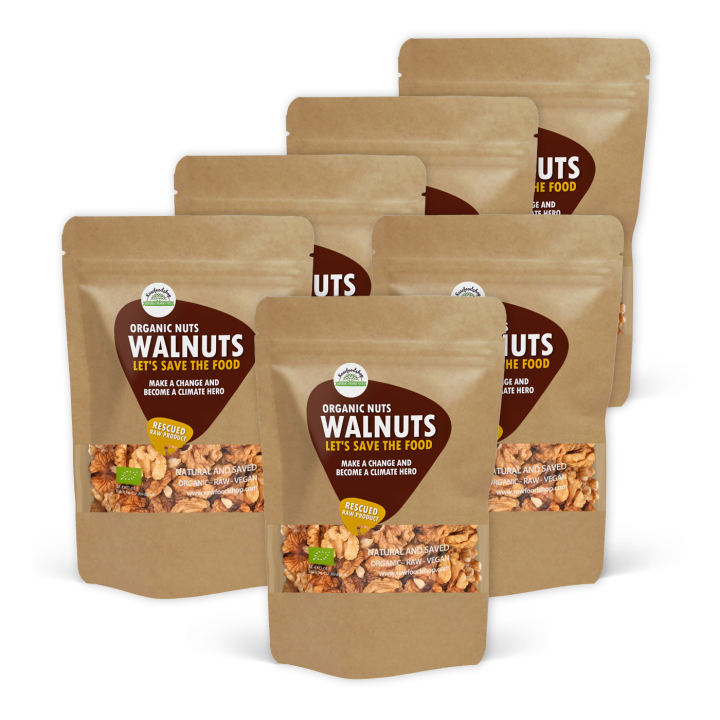 Saksanpähkinät RAW LUOMU 750g x 6 pakettia ryhmässä Raaka-aineet / Pähkinät / Saksanpähkinät @ Rawfoodshop Scandinavia AB (SFRNOT200507ESET)