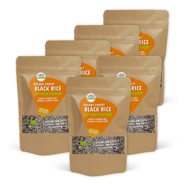 Musta Riisi LUOMU 1kg x 6 pakettia ryhmässä Raaka-aineet / Ruokakomero / Riisi & Ohra @ Rawfoodshop Scandinavia AB (SFSVR501-SET5)