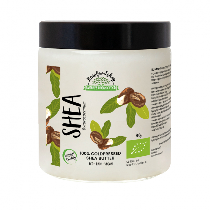 Sheavoi LUOMU 200g ryhmässä Raaka-aineet / Ruokakomero / Voi & Kermaiset Levitteet @ Rawfoodshop Scandinavia AB (SHEA01)