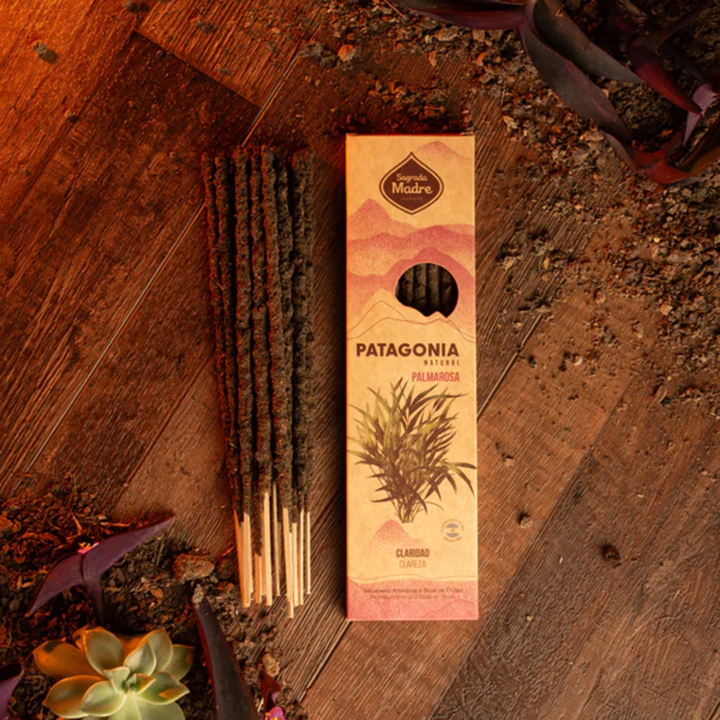 Patagonia Palmarosa suitsukkeet 6kpl ryhmässä Koti & Sielu / Tunnelma & tuoksu / Suitsuke @ Rawfoodshop Scandinavia AB (SKU-523)