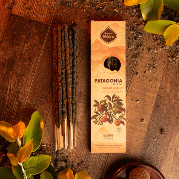 Patagonia suitsuke Appelsiini & Vanilja 6kpl ryhmässä Koti & Sielu / Tunnelma & tuoksu / Suitsuke @ Rawfoodshop Scandinavia AB (SKU-524)