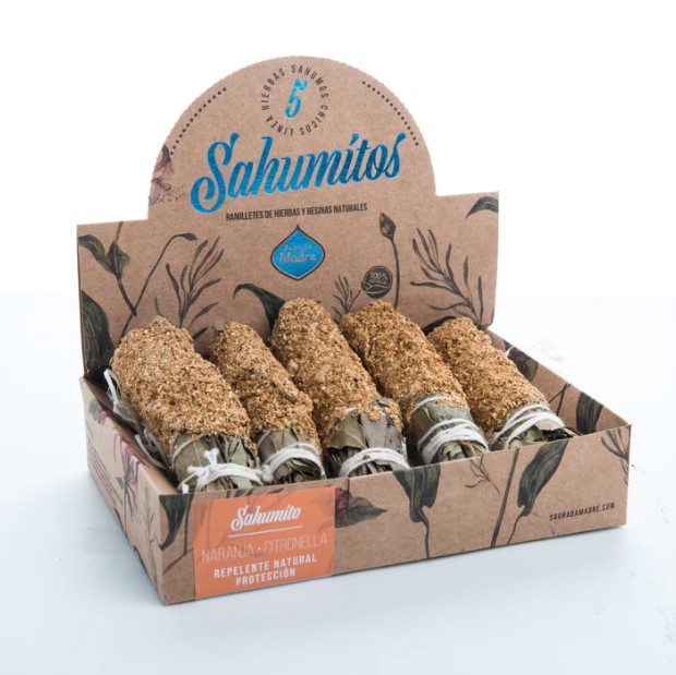 Sahumitos Yrttiniput Appelsiini & Sitronella 5kpl ryhmässä Koti & Sielu / Tunnelma & tuoksu / Suitsuke @ Rawfoodshop Scandinavia AB (SKU665)