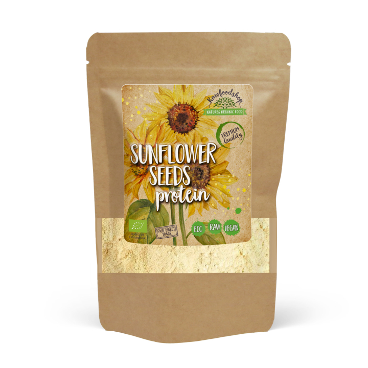 Auringonkukansiemen Proteiini LUOMU 500g ryhmässä Raaka-aineet / Terveysruoka / Proteiinijauhe @ Rawfoodshop Scandinavia AB (SOPO01)