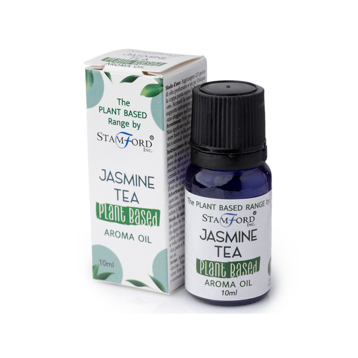 Aromaöljy Kasviperäinen Jasmiinitee 10ml ryhmässä Koti & Sielu / Tunnelma & tuoksu / Tuoksuöljy @ Rawfoodshop Scandinavia AB (SPBAO-02)