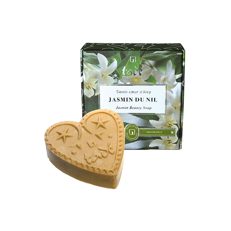 Alepposaippua Sydän Jasmiini 150g ryhmässä Iho & Vartalo / Vartalo / Käsisaippua @ Rawfoodshop Scandinavia AB (TADSOLID7880)