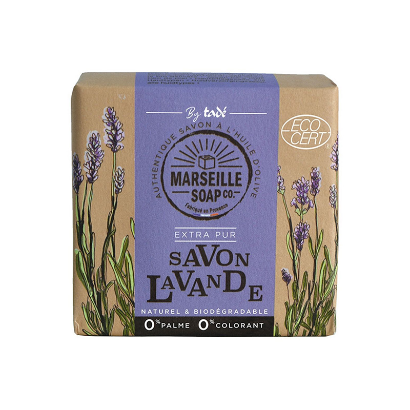 Kiinteä Marseille-saippua 100g Laventeli ryhmässä Iho & Vartalo / Vartalo / Käsisaippua @ Rawfoodshop Scandinavia AB (TADSOLIDM2327)