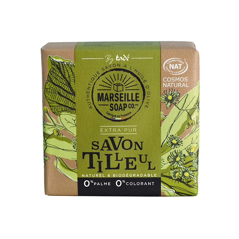 Kiinteä Marseille-saippua 100 g Lehmus ryhmässä Iho & Vartalo / Vartalo / Käsisaippua @ Rawfoodshop Scandinavia AB (TADSOLIDM2471)