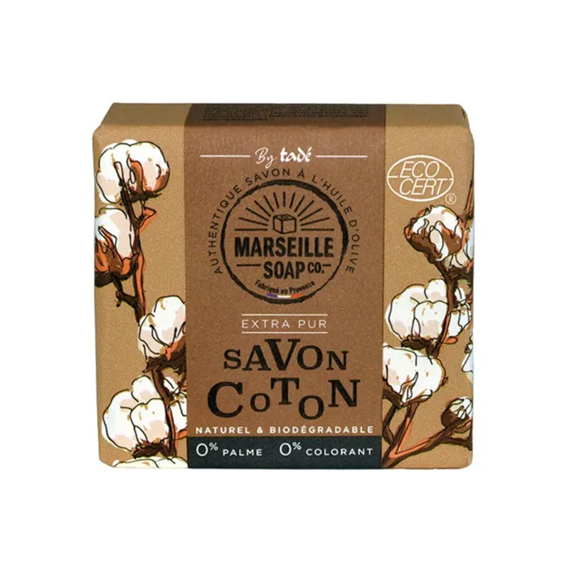 Marseille-saippua 100g Puuvilla ryhmässä Iho & Vartalo / Vartalo / Käsisaippua @ Rawfoodshop Scandinavia AB (TADSOLIDM4871)