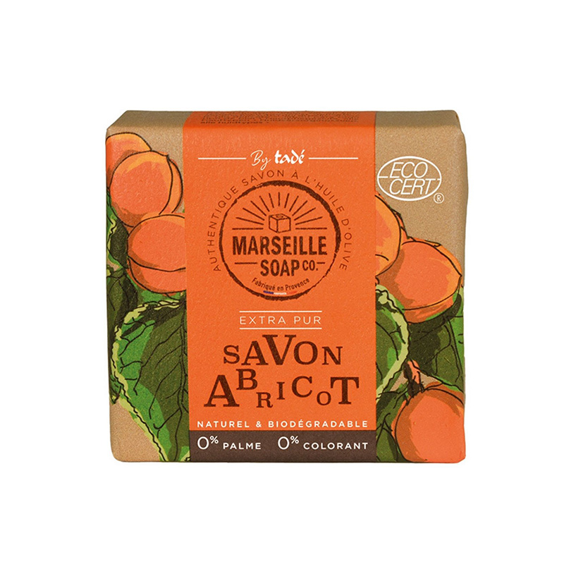 Kiinteä Marseille-saippua 100g Apricot ryhmässä Iho & Vartalo / Vartalo / Käsisaippua @ Rawfoodshop Scandinavia AB (TADSOLIDM4932)