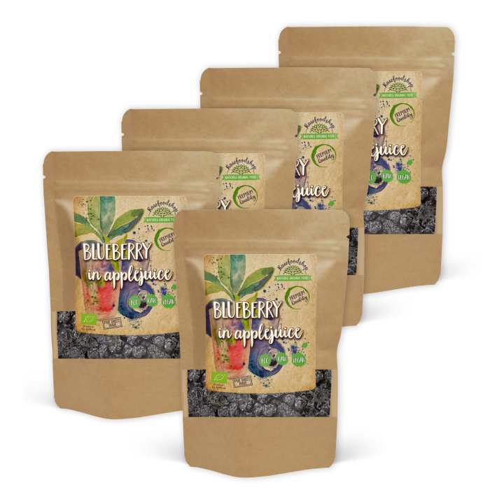 Mustikat LUOMU 100g x 5 pakettia ryhmässä Raaka-aineet / Hedelmät & Marjat / Mustikka @ Rawfoodshop Scandinavia AB (TBB10-SET5)