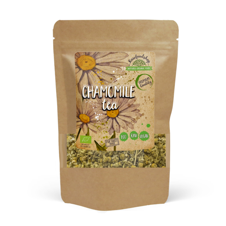 Kamomillatee LUOMU 50g ryhmässä Raaka-aineet / Juomat / Teet @ Rawfoodshop Scandinavia AB (TE004)