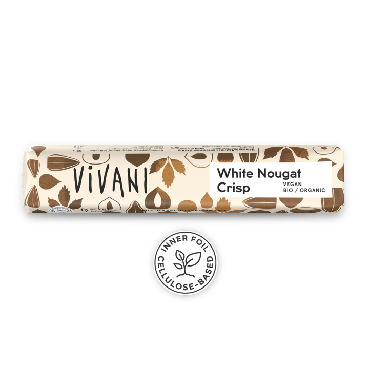Vivani Valkoinen Riisimaidonougat LUOMU 35g ryhmässä Raaka-aineet / Karkkia & Suklaata / Suklaapatukat @ Rawfoodshop Scandinavia AB (VIV54378599)