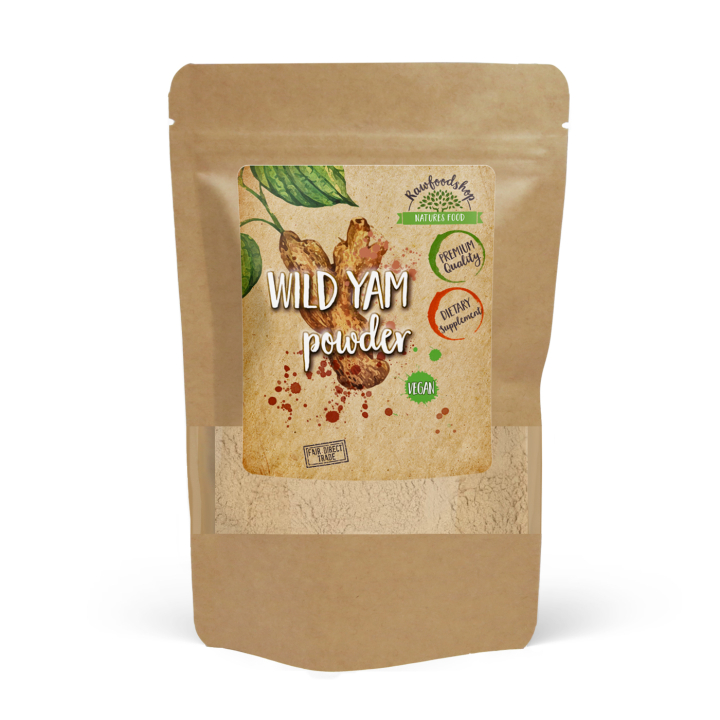 Wild Yam Jauhe 250g ryhmässä Ravintolisät / Yrtit ja Kasvit / Yrtit @ Rawfoodshop Scandinavia AB (YAPU01-250)