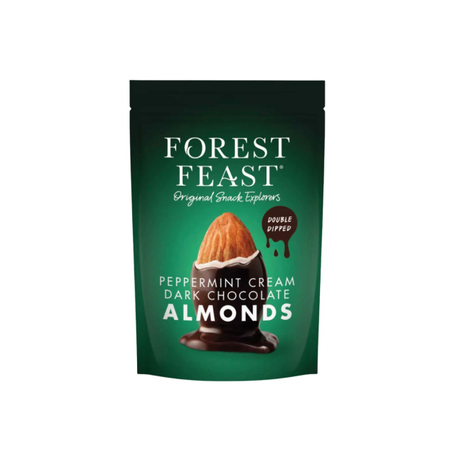 Manteleita Tummassa Suklaassa & Piparminttua 120g