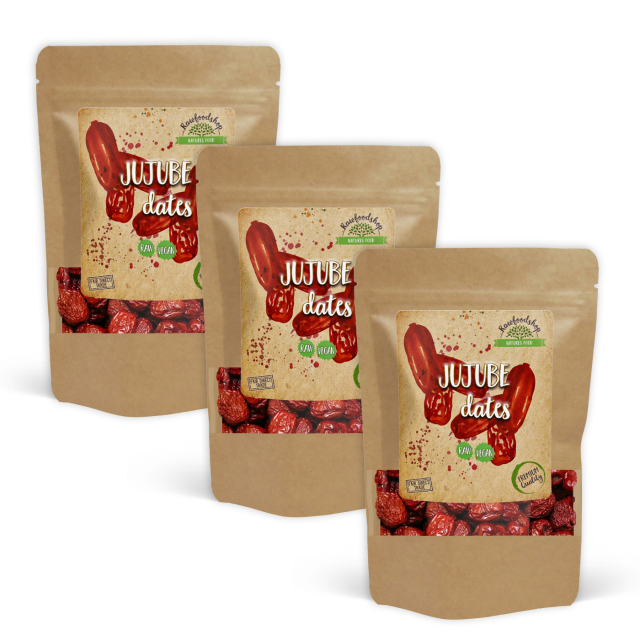 Jujube-taatelit 200g x 3 pakettia