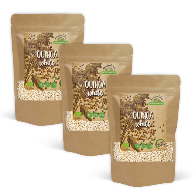 Quinoa Valkoinen LUOMU 1kg x 3 pakettia