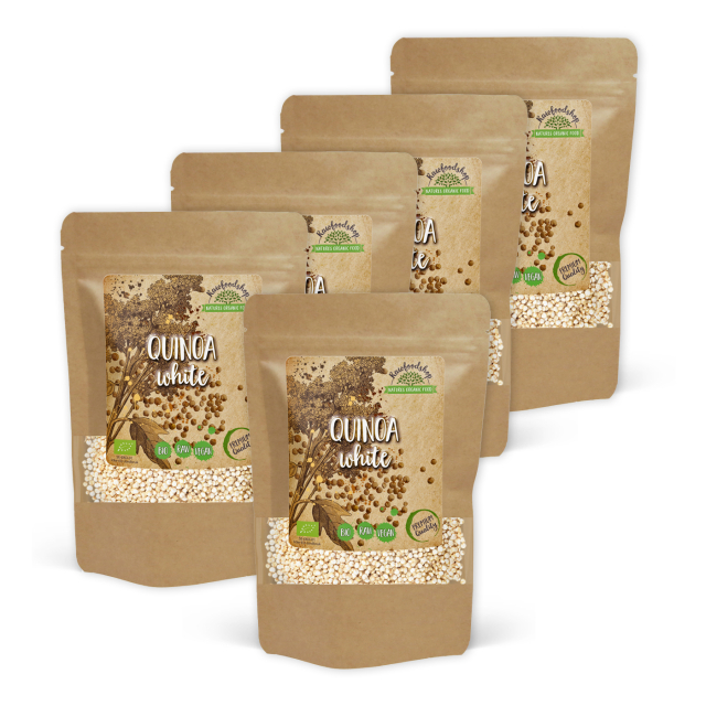 Quinoa Valkoinen LUOMU 1kg x 5 pakettia