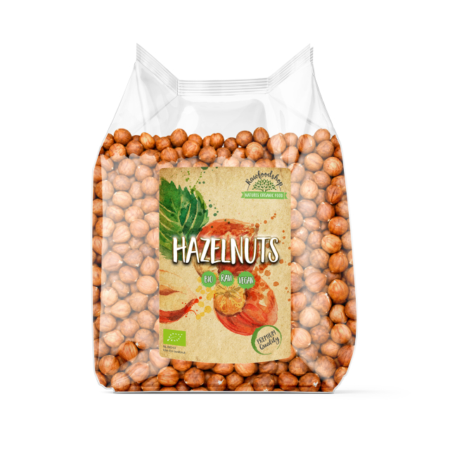 Hasselpähkinät Premium RAW LUOMU 1kg