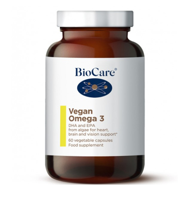 Biocare Vegaaninen Omega-3 60 kapselia