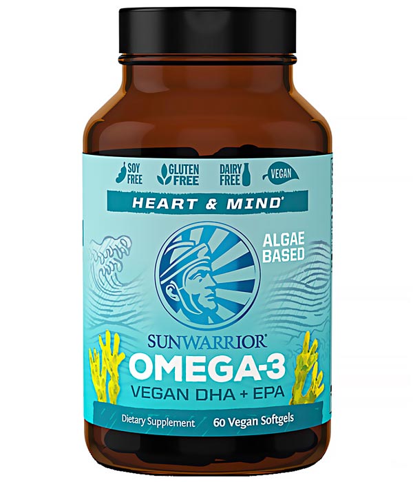 Sunwarrior Vegaaani Omega-3 60 pehmeät kapselit