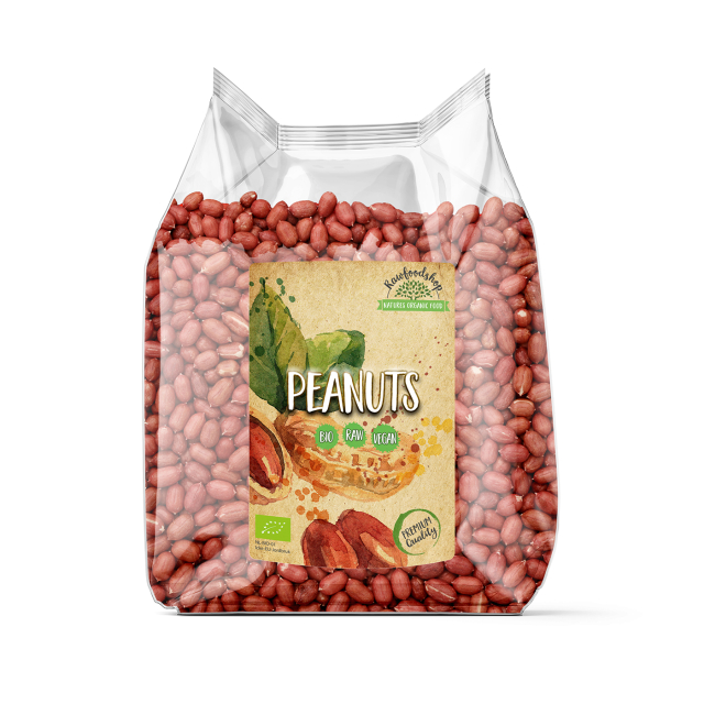 Maapähkinät Premium RAW LUOMU 1 kg