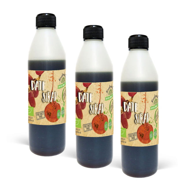 Taatelisiirappi LUOMU 500ml x 3 pulloa