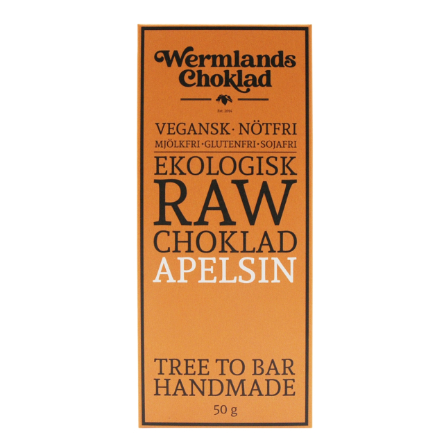 Wermlandschoklad Appelsiini LUOMU 50g