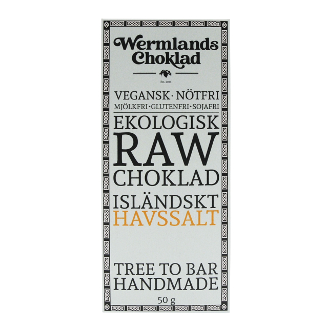 Wermlandschoklad Islannin Merisuola LUOMU 50g