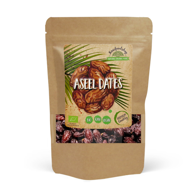 Aseel-taatelit kivetön LUOMU 1kg