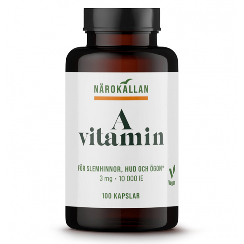 A-vitamiini 100 kapselia