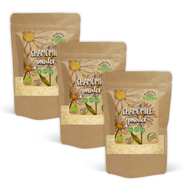 Kamillepulver ØKO 125 g x 3 pakettia
