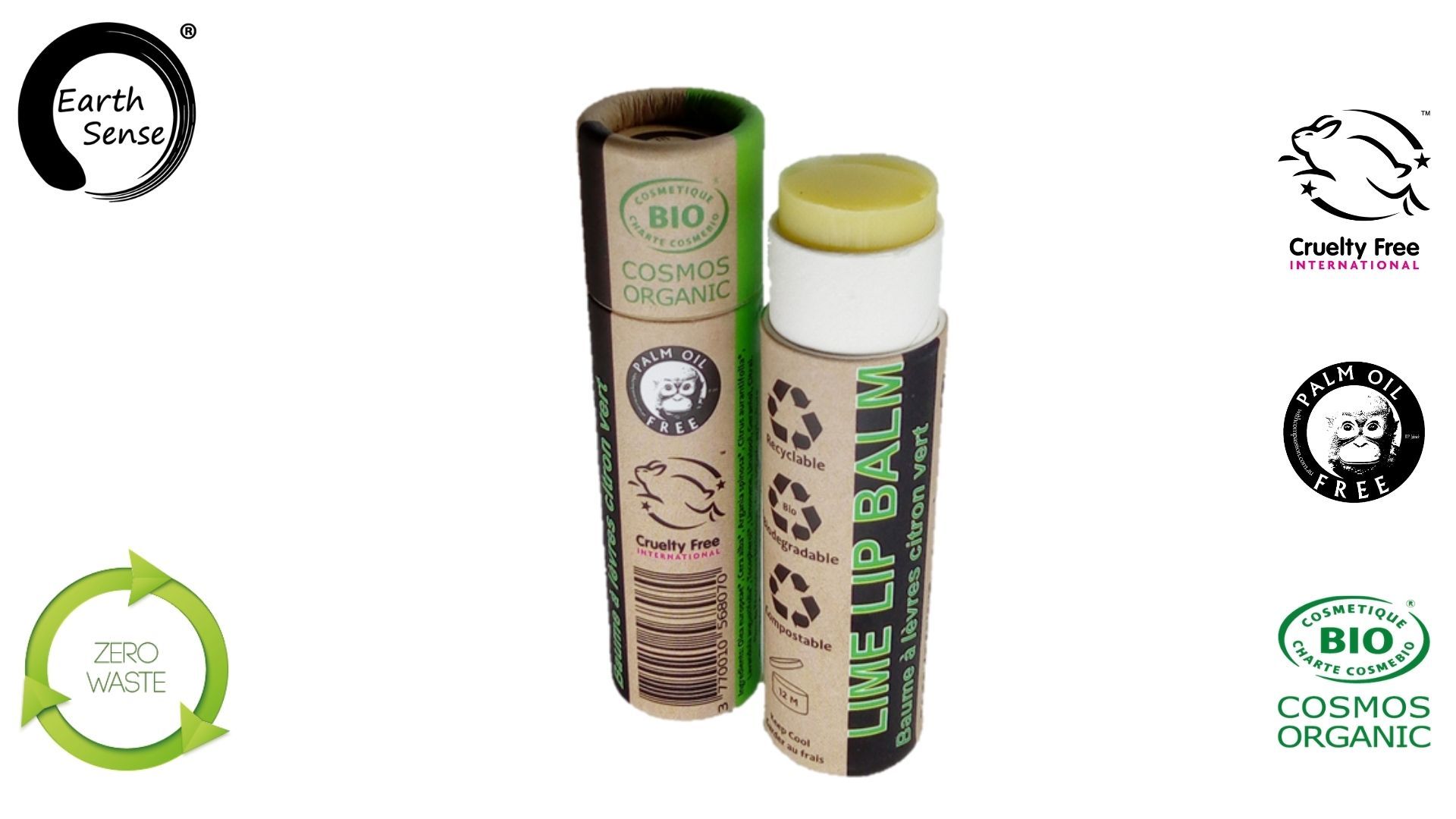 Earth Sense Huulivoide Lime 15ml